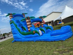 Blue Hurricane Water Slide